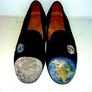 Stubbs & Wootton Men’s Size 12 Shoes Navy Blue & Gray!